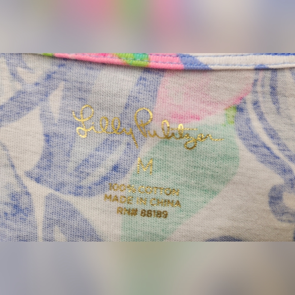 Lilly Pulitzer Rejina Dress, Multi Havana Cocktail, Medium EUC - Picture 5 of 6